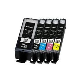 22ML Com for Canon Pixma IP7250,MG5450,MG6350PGI-550XLPGBK.