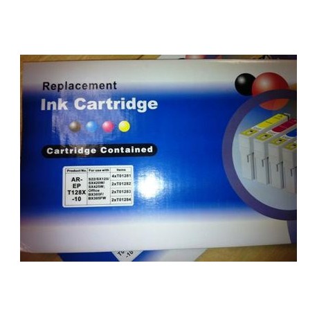 10 Cartucce Compatibili T1281-1282-1283-1284 (4xBk+6 color)