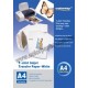 White T-shirt transfer paper,120g/m2  A4 5 Fogli