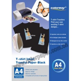 Dark T-shirt transfer paper,120g/m2  A4 5 Fogli